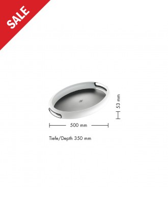 Tava pentru servire, rosu, Spacy Tray Oval  - SIMONA'S COOKSHOP